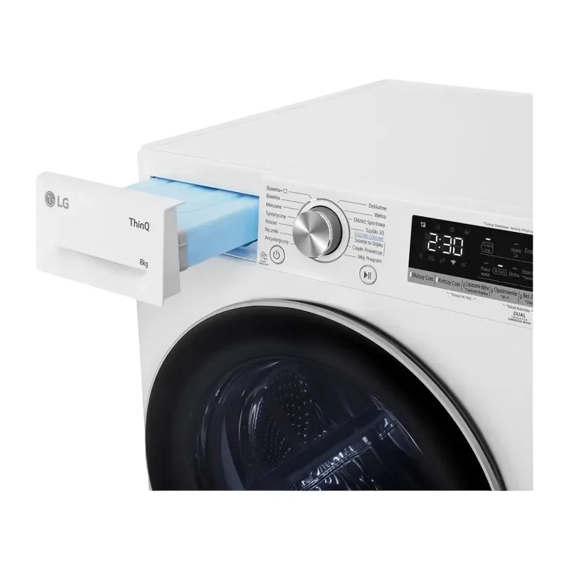 Clothes dryer LG RH80V9AV3N, 8kg, White — foto 5