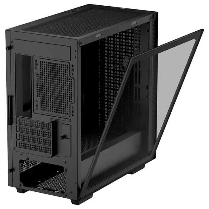 Компьютерный корпус Deepcool CH370, Mini-Tower, Без блока питания, Чёрный — foto 3