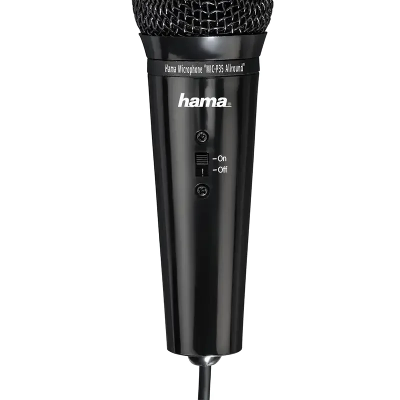 Microfon pentru calculator HAMA MIC-P35, Cu fir, Negru — foto 2
