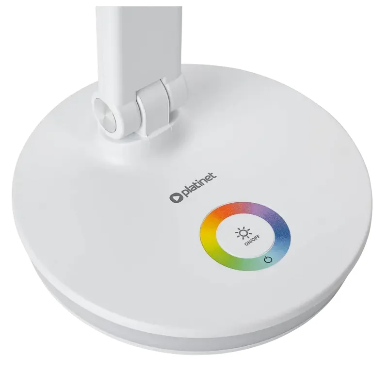 Lampa de birou Platinet PDL400RGB, Alb — foto 6