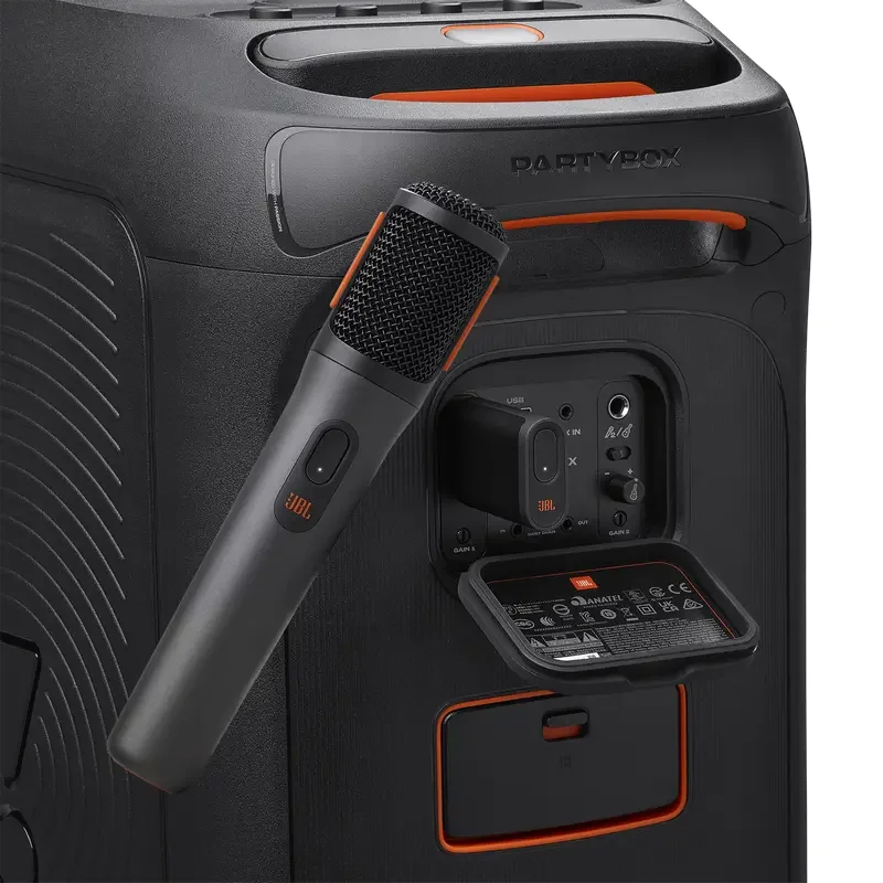 Live Sound Microphone JBL PartyBox Wireless Microphones, Wireless, Black — foto 3