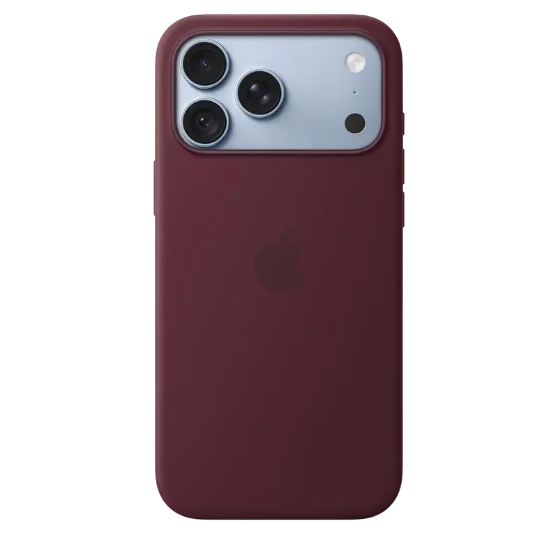 iPhone 18 Pro Max Silicone Case with MagSafe - Burgundy,  Model A3702 — foto 2