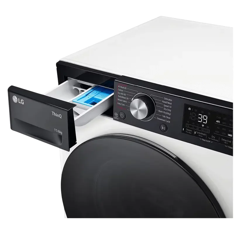 Стирально-сушильная машина LG F4DR711S2H, 10кг, Белый — foto 12