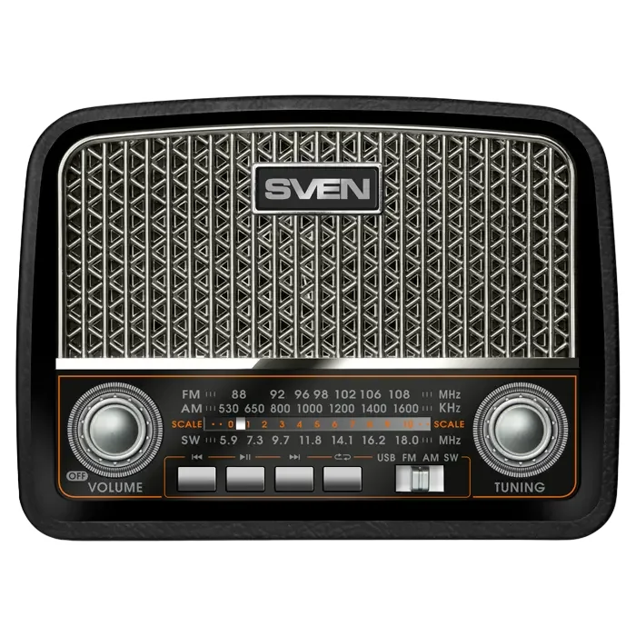 Radio portabil SVEN SRP-555, Negru — foto 4