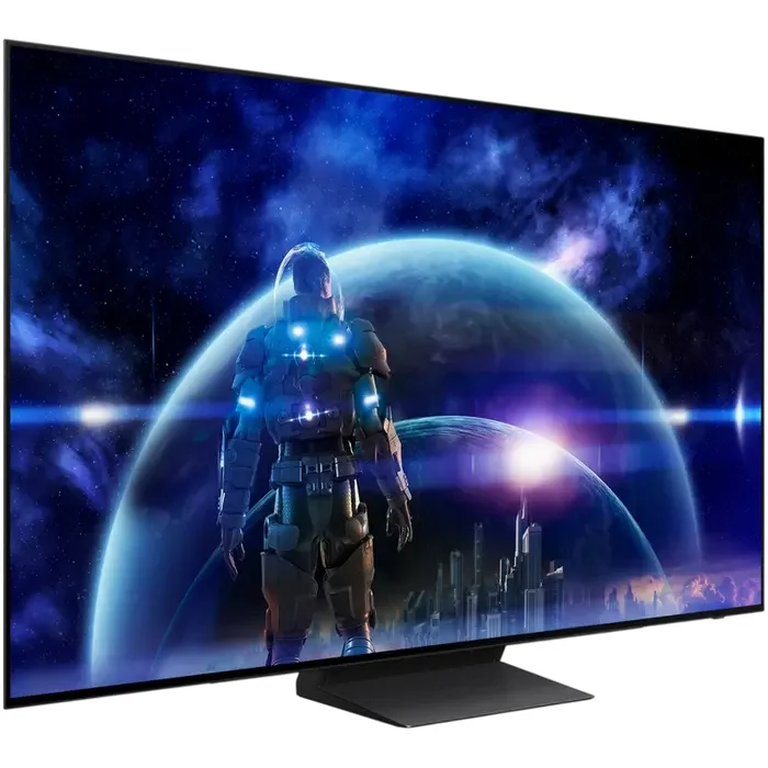 48" OLED SMART TV Samsung QE48S90HAEXUA, 3840x2160 4K UHD, Tizen, Black — foto 2