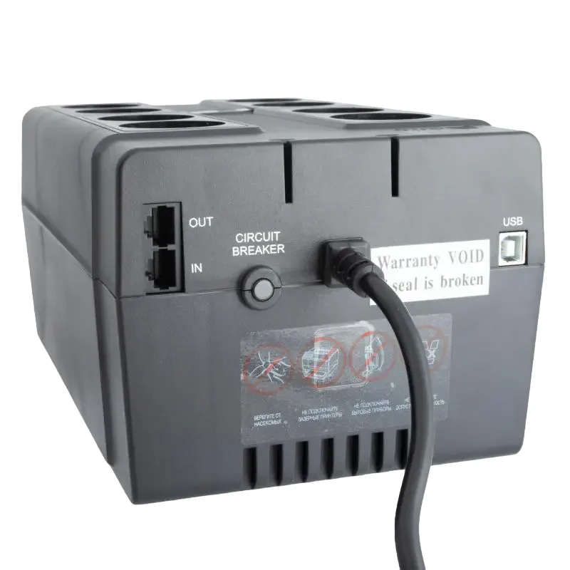 Uninterruptible Power Supply PCM CUB-850E, Offline, 850VA, Tower — foto 3