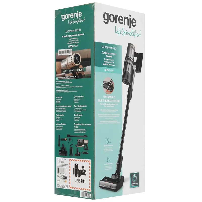 Vacuum Cleaner Gorenje SVC259441NFGO — foto 25