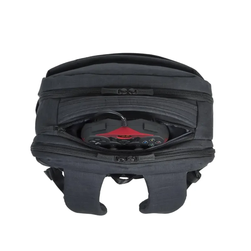 Rucsac pentru Laptop RivaCase Biscayne, 17.3", Poliester, Negru — foto 9