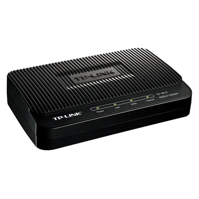 Modem ADSL TP-LINK TD-8616, ADSL/ADSL2/ADSL2 + până la 24 Mbps, Negru — foto 2