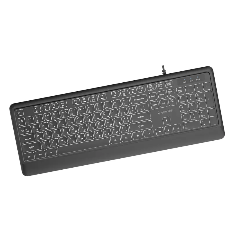Gaming Keyboard Gembird KB-UML-04-CYRL, US Layout, USB/3.5mm — foto 3