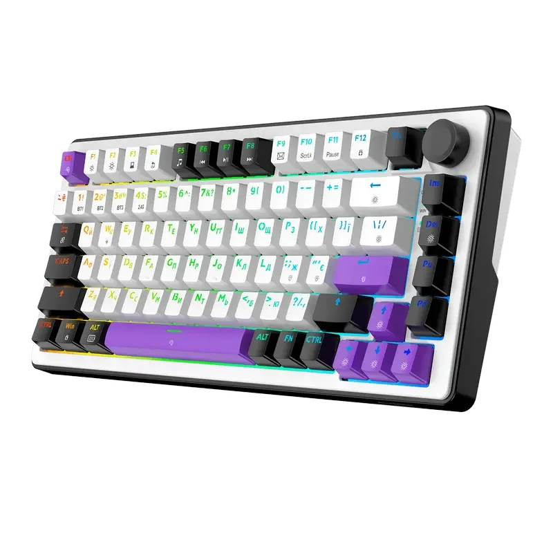 Keyboard HATOR Hellyberry HK75 Wireless, Wired / Wireless, White — foto 2