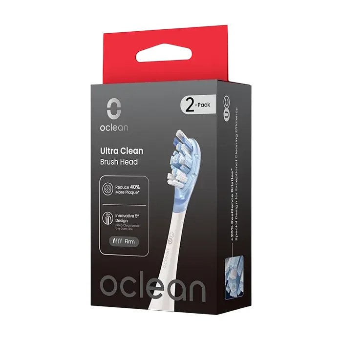 Plaque Control Brush Head Oclean Ultra UC03 W02 2-pk, White — foto 3