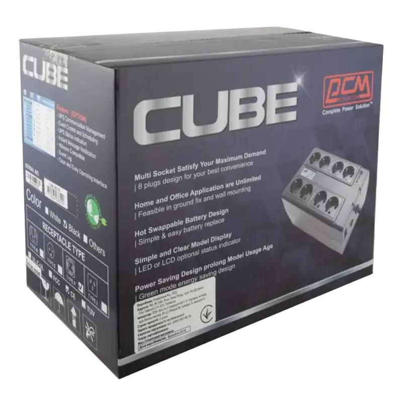 Uninterruptible Power Supply PCM CUB-850E, Offline, 850VA, Tower — foto 4