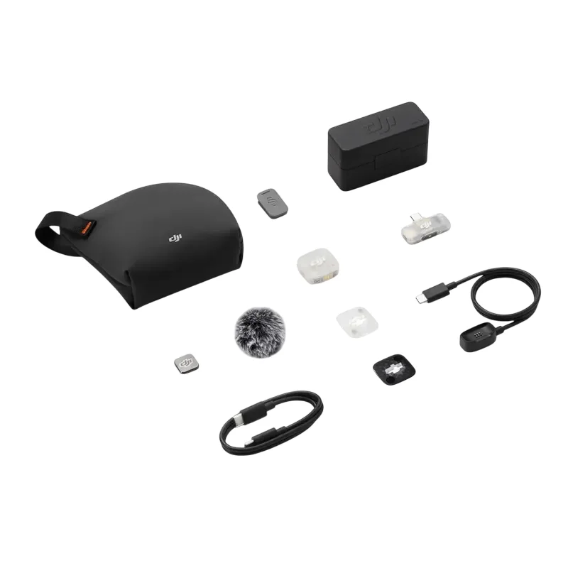 DJI Mic Mini 2S (1 TX + 1 Mobile RX + Charging Case), Black — foto 10