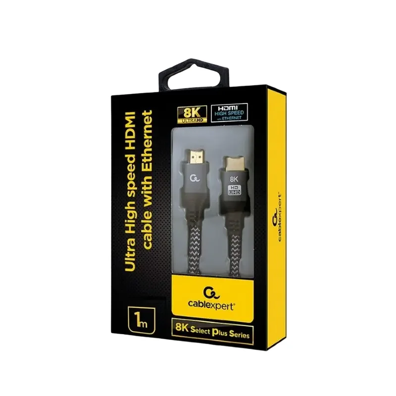 Blister retail   8K UHD, HDMI to HDMI with Ethernet Cablexpert "Select Plus Series",  1.0m — foto 2