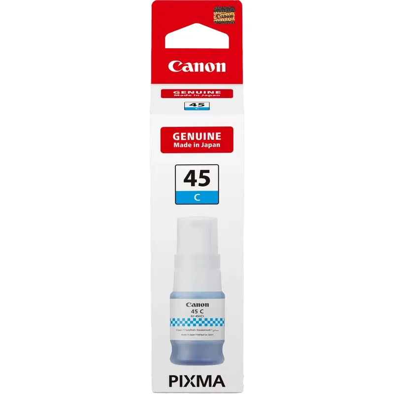 Recipient de cerneală Canon GI-45, 40ml, Cyan — foto 2