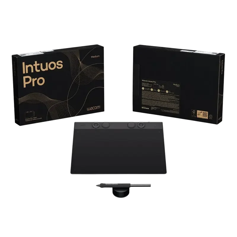 Tabletă Grafică Wacom Intuos Pro Medium, Negru — foto 4