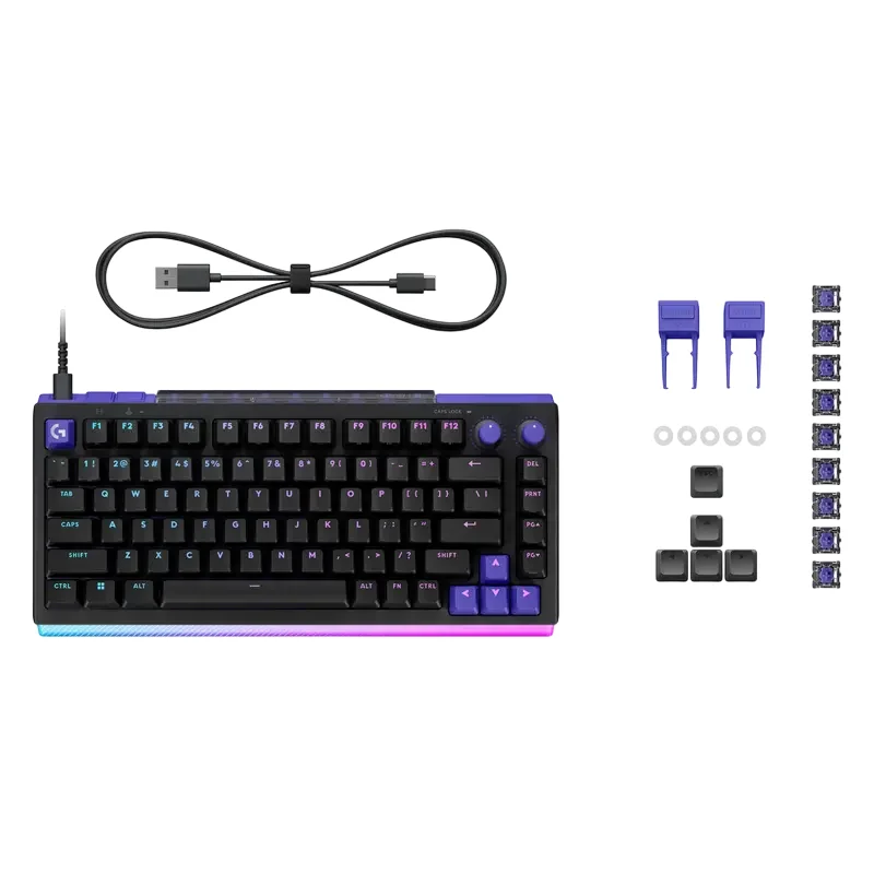 Gaming Keyboard Logitech G512 X 75 Wired, EMEA28i - 935 - Linear,Black — foto 7