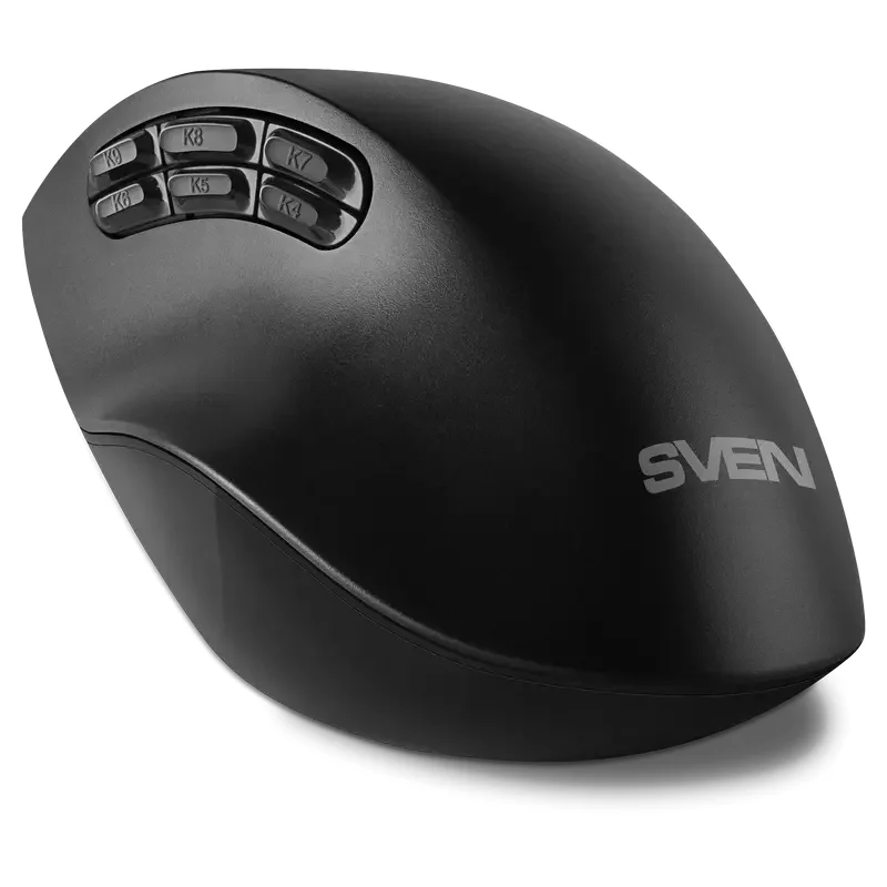 Mouse Wireless SVEN RX-470W, Negru — foto 10