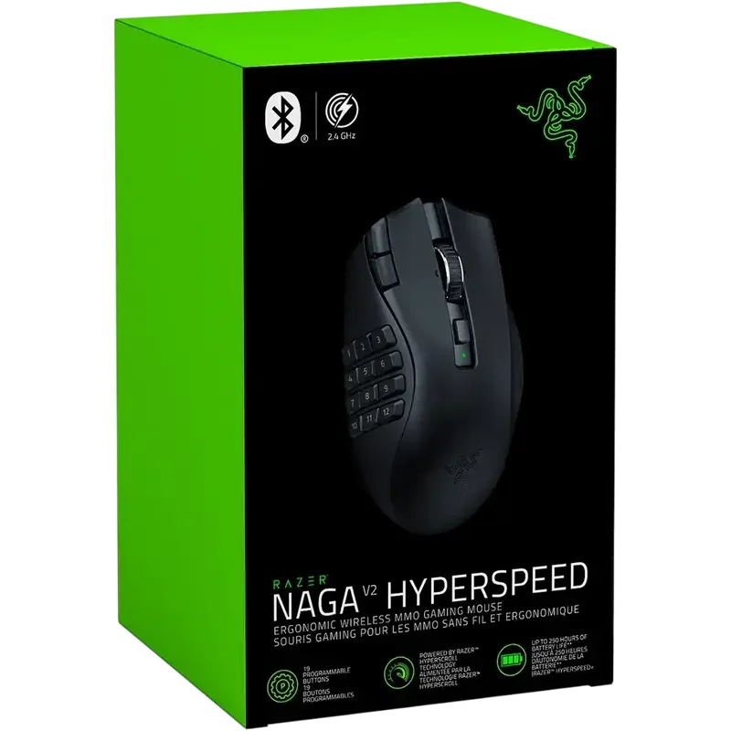 Беcпроводная мышь Razer Razer Naga V2, Чёрный — foto 6