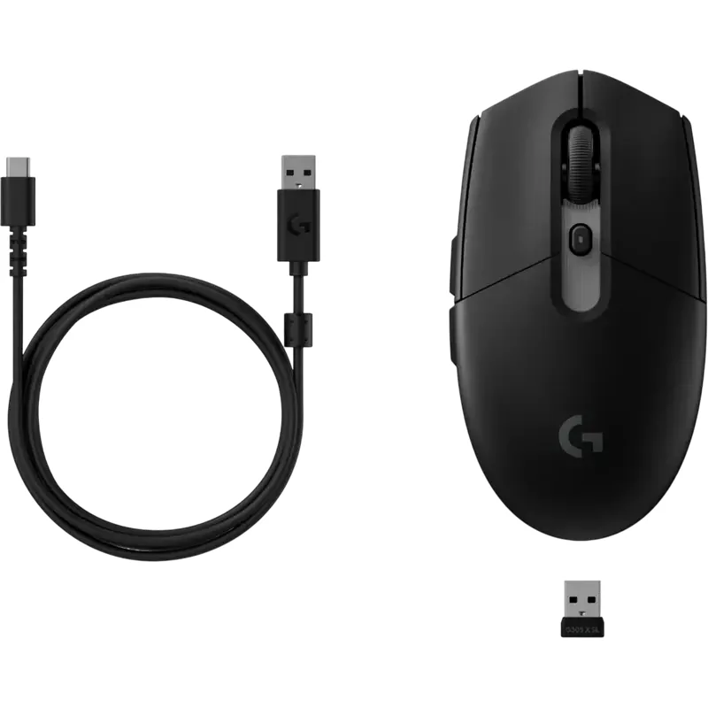 Gaming Wireless Mouse Logitech G305 X SUPERLIGHT BLACK  2.4GHZ — foto 7