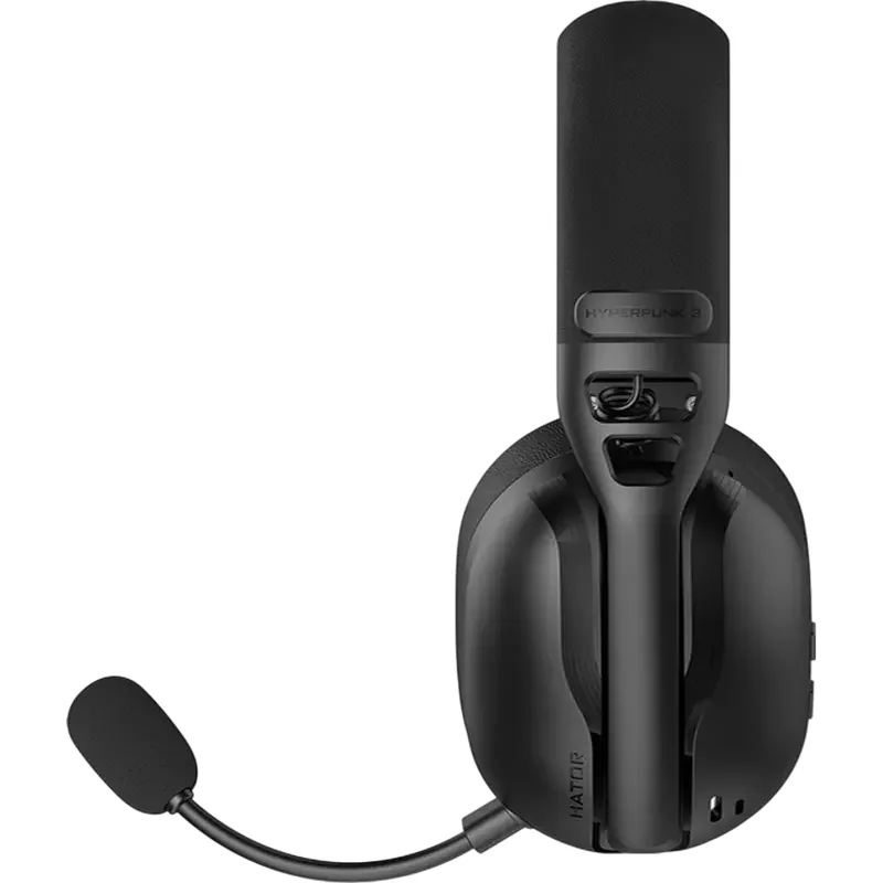 Căști gaming HATOR Hyperpunk 3, Fără fir, Negru — foto 2