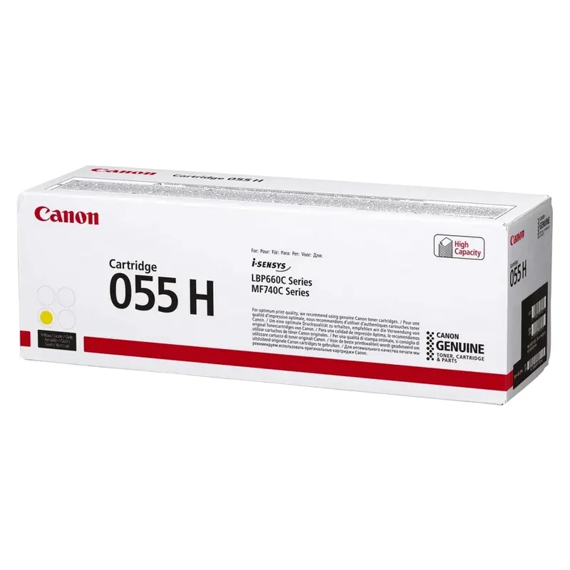 Laser Cartridge Canon CRG-055H, Yellow — foto 2