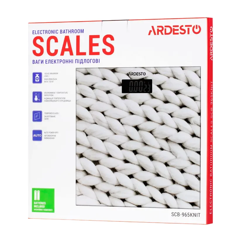Personal scale Ardesto SCB-965KNIT — foto 5