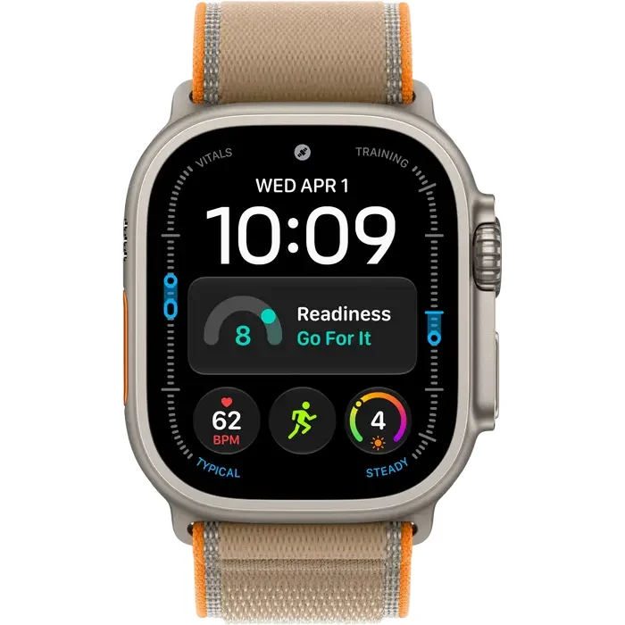 Apple Watch Ultra 4 GPS + Cellular, 49mm Natural Titanium Case with Sand Trail Loop - S/M MJAJ4 — foto 3