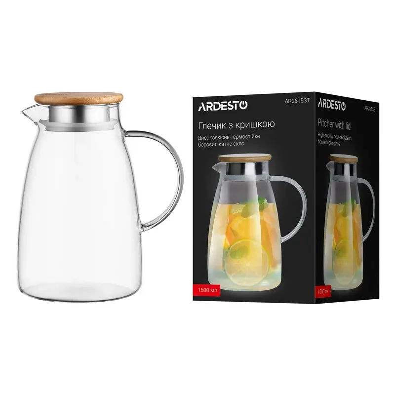 Pitcher Graphite Ardesto 1.5L, AR2615ST — foto 3