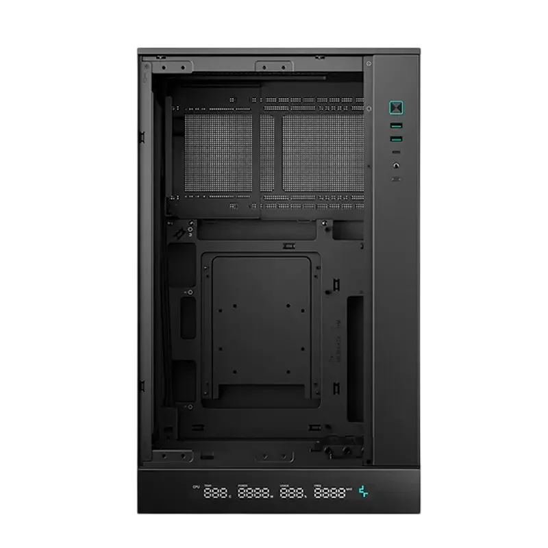 Компьютерный корпус Deepcool CH270 Digital, Mini-Tower, Без блока питания, Чёрный — foto 4