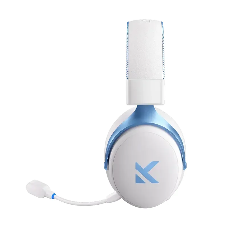 Căști gaming MCHOSE V9 Pro, Fără fir/Cu fir, Sky White — foto 3