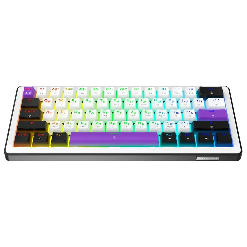 Keyboard HATOR Hellyberry HK60, Wired, White — foto 3