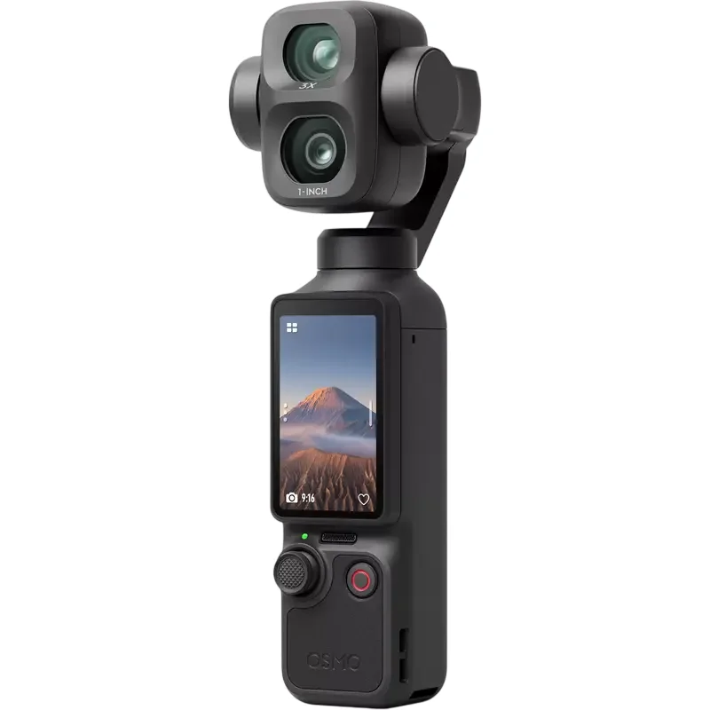 Camera Action cu stabilizator DJI Osmo Pocket 4P Standard Combo, Classic Black — foto 6