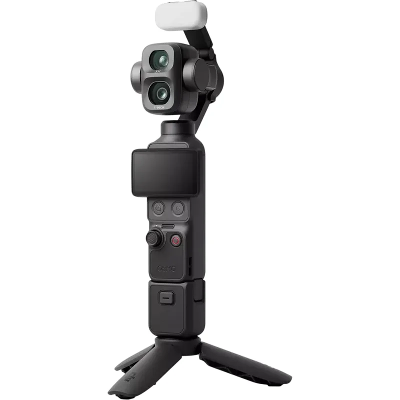 Camera Action cu stabilizator DJI Osmo Pocket 4P Standard Combo, Classic Black — foto 2