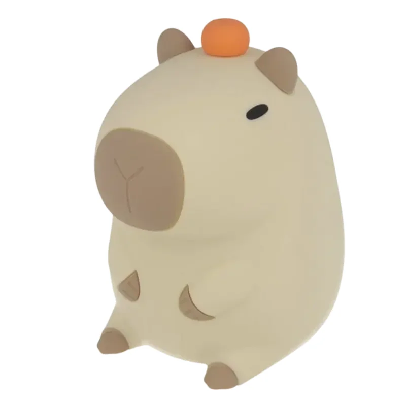 Night Light Forever light Friendly capybara, Brown — foto 5