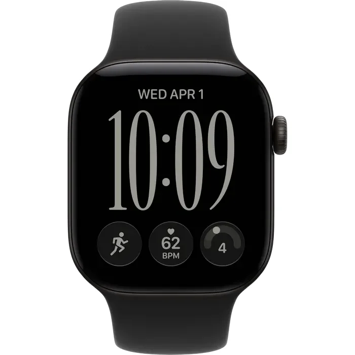 Apple Watch Series 12 GPS, 42mm Black Aluminium Case with Black Sport Band - M/L MJEC4 — foto 3