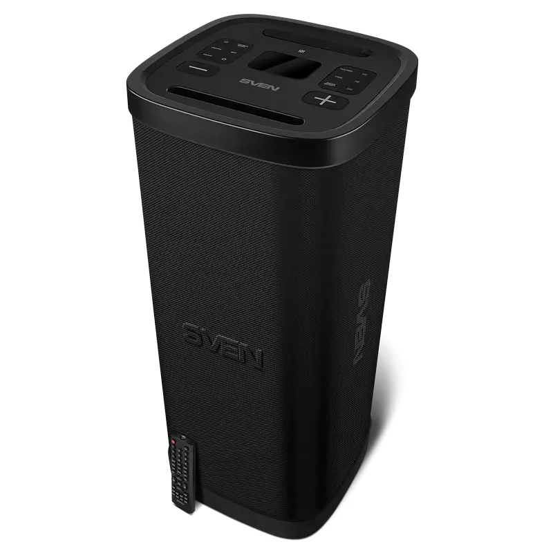Partybox SVEN "PS-1250" 300W, TWS, IPx4, Bluetooth, FM, USB, microSD, LED-display, 13500mA*h, Black — foto 15