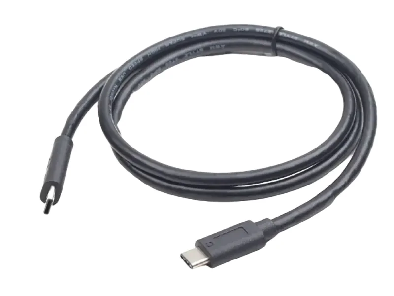 Кабель для зарядки и синхронизации Cablexpert CCP-USB3.1-CMCM-1M, USB Type-C/USB Type-C, 1м, Чёрный — foto 3