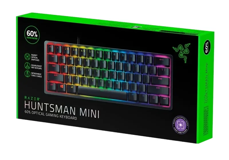 Tastatură RAZER Huntsman Mini, Cu fir, Negru — foto 2