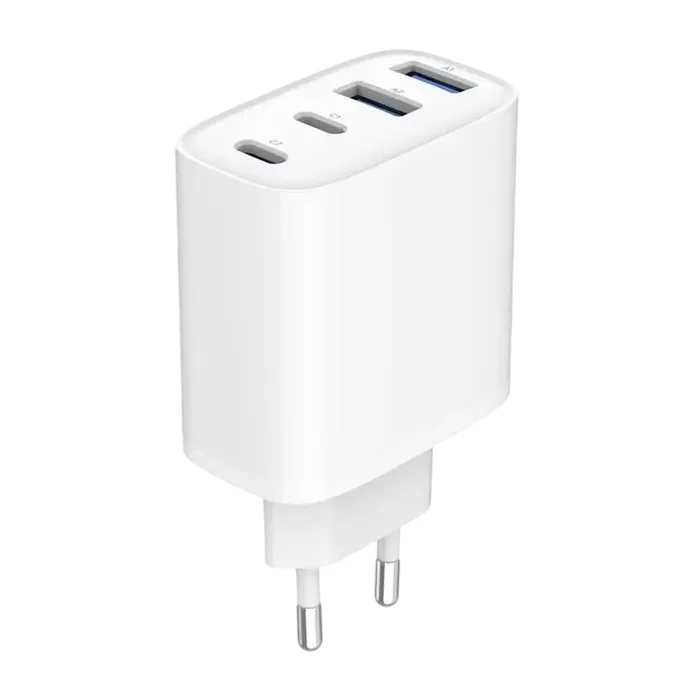 4-port 40 W GaN 2xUSB-C/2xUSB-A fast charger, White, Gembird TA-UC-2A2C-PD40-01-W — foto 5