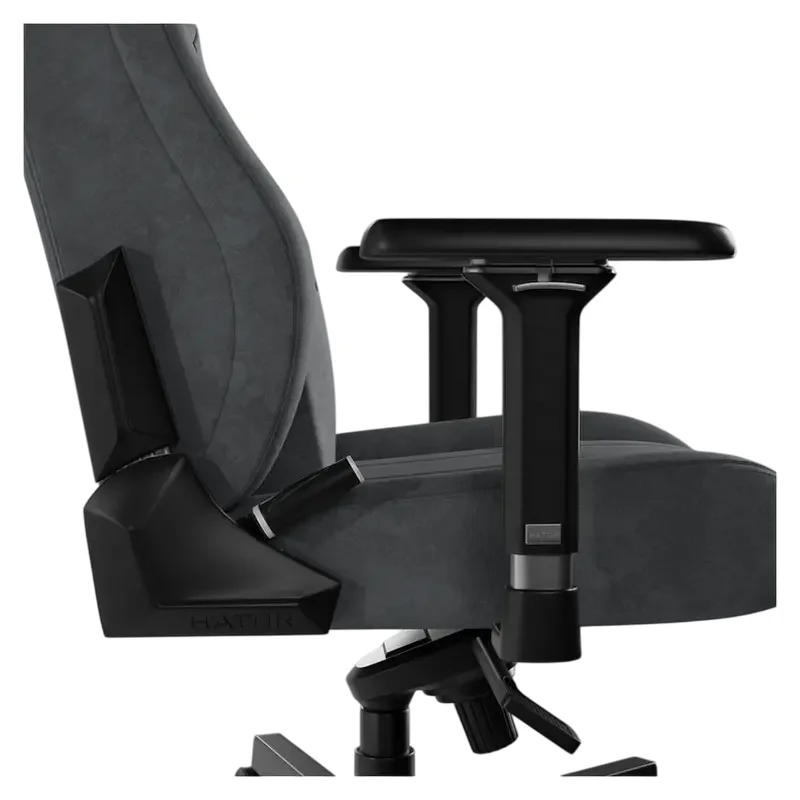 Scaun Gaming HATOR Arc 3 XL, Velur, Gri — foto 4