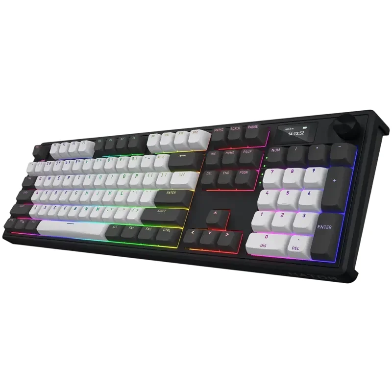 Tastatură HATOR Skyfall 100 PRO, Cu fir / Fără fir, Negru | Gri — foto 6