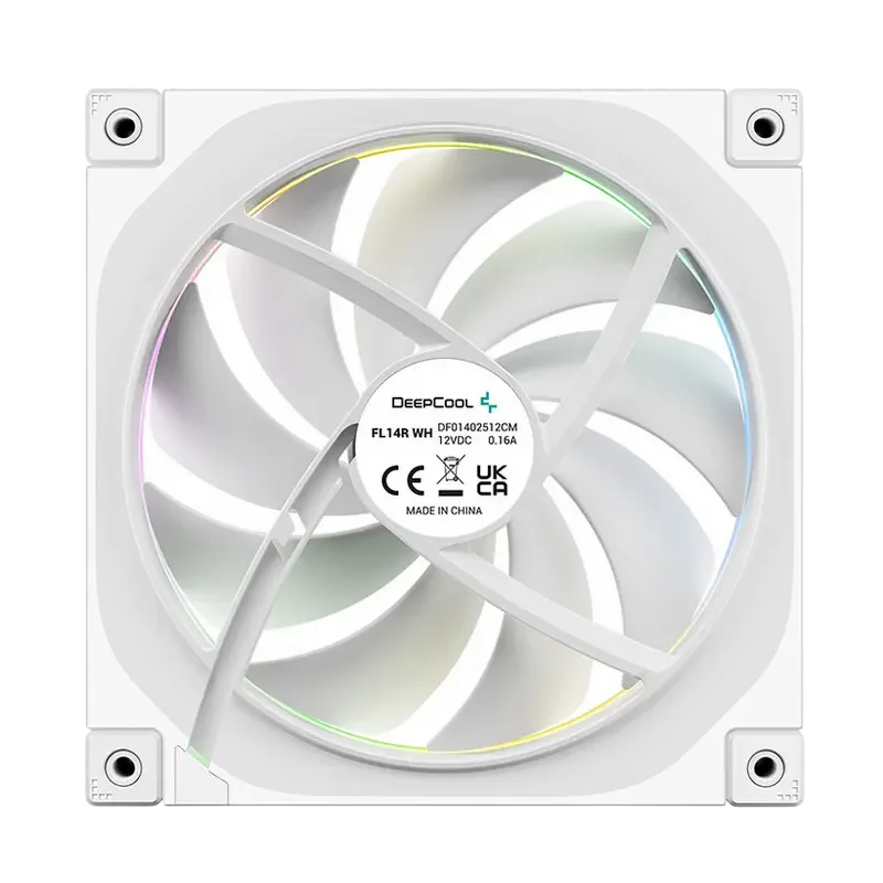 PC Case Fan Deepcool FL14 Reversed ARGB 140x140x25mm, ≤31.46 dB, 66,59CFM, 500-1700RPM, PWM, Hydro B — foto 5