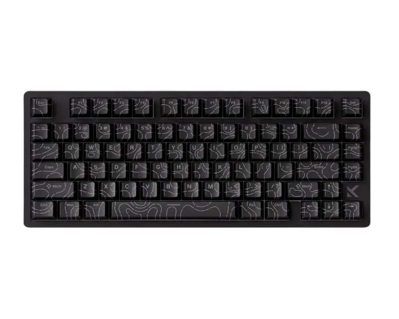 Tastatură MCHOSE Jet 75, Cu fir, Black Topographic — foto 3