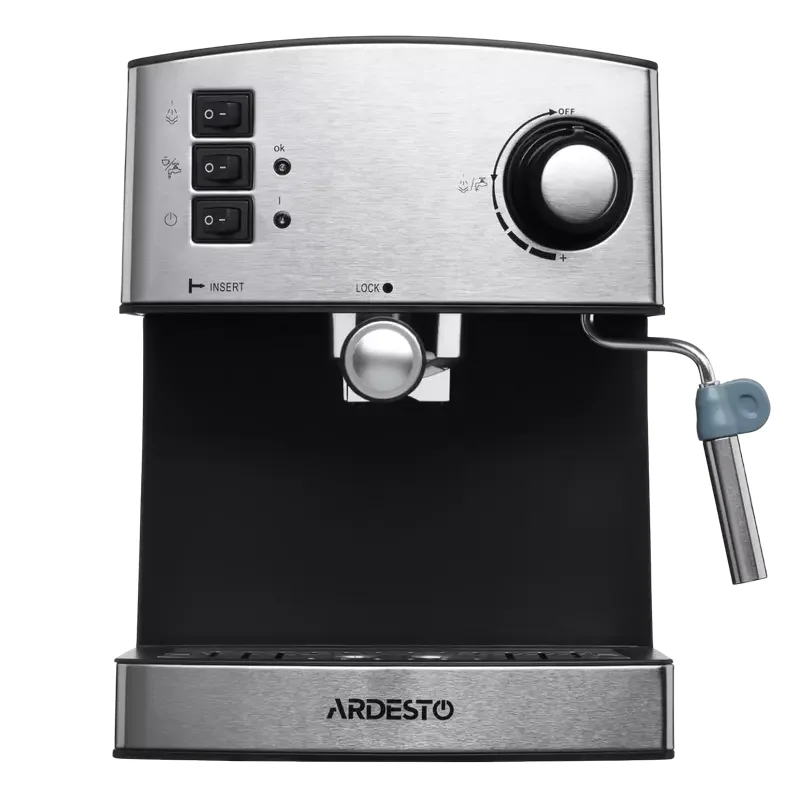 Carob Coffee Maker Ardesto YCM-E1600, 850W, Stainless Steel — foto 2