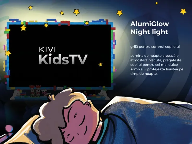 32" LED SMART Телевизор KIVI KidsTV, 1920x1080 FHD, Android TV, Синий — foto 12