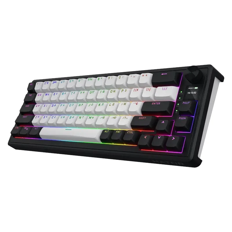 Keyboard HATOR Skyfall 65 MAG ULTIMA 8K, Wired / Wireless, Black | White — foto 3