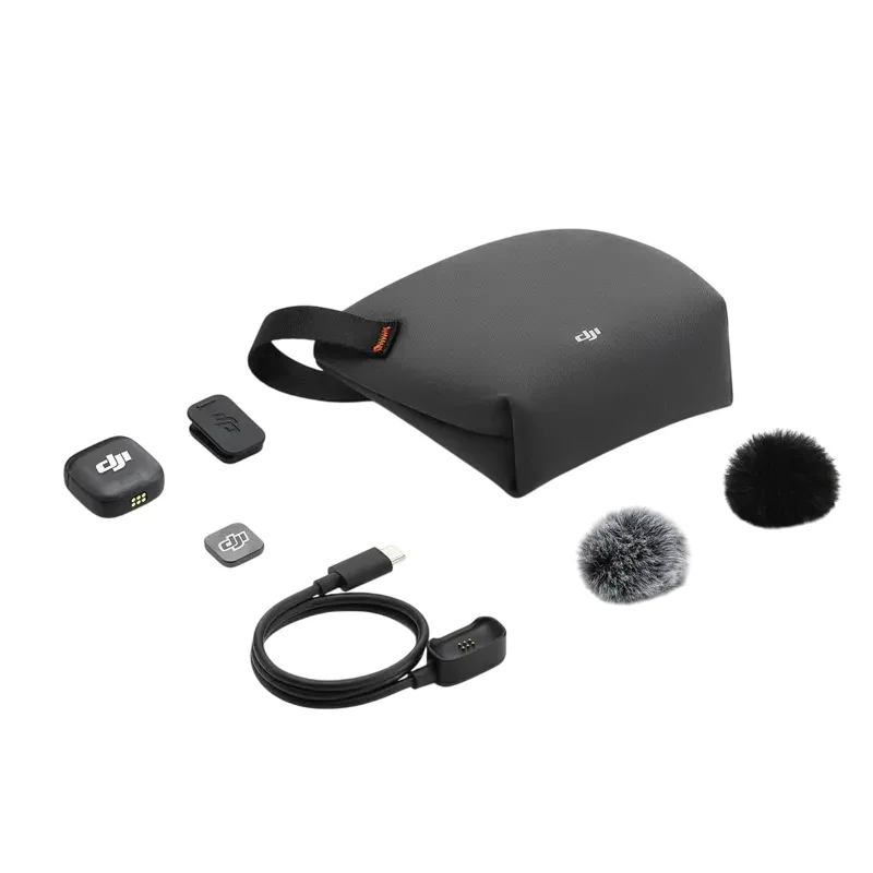 Портативный записывающий микрофон DJI Mic 3 Transmitter, Беспроводной, Черный — foto 2