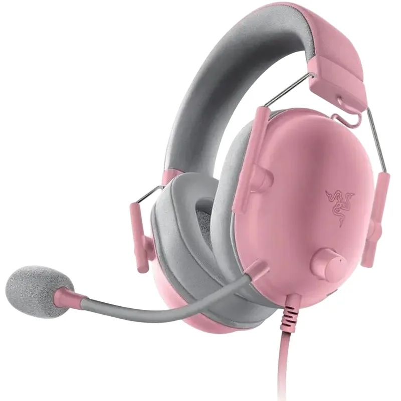 Gaming Headsets Razer BlackShark V2 X for PlayStation, Wired Analog, Pink — foto 2